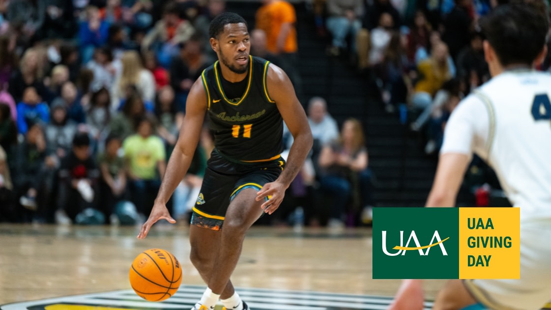 UAA Basketball Athlete during UAA Seawolves Men's Basketball opener at the Alaska Airlines Center