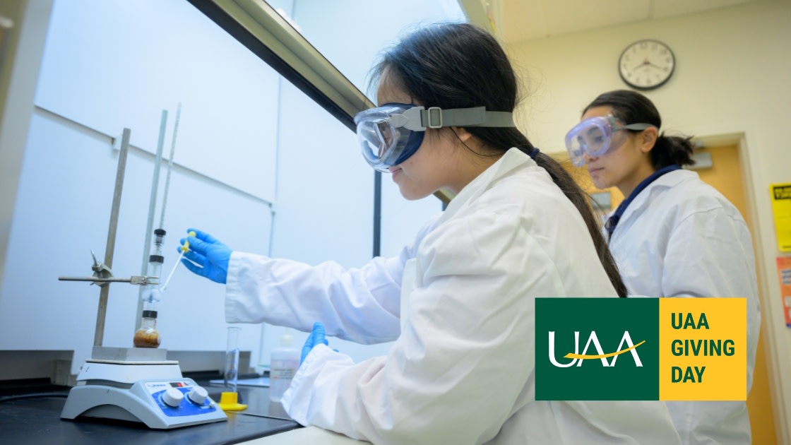 UAA Chemistry students monitor their samples