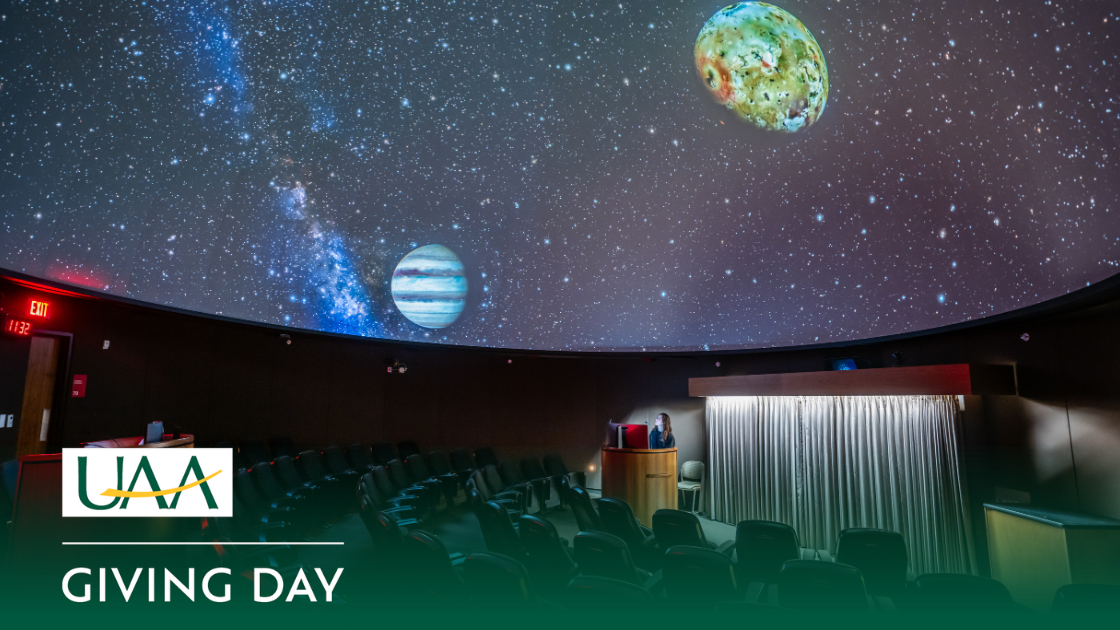 UAA's Planetarium & Visualization Theater in the ConocoPhillips Integrated Science Building