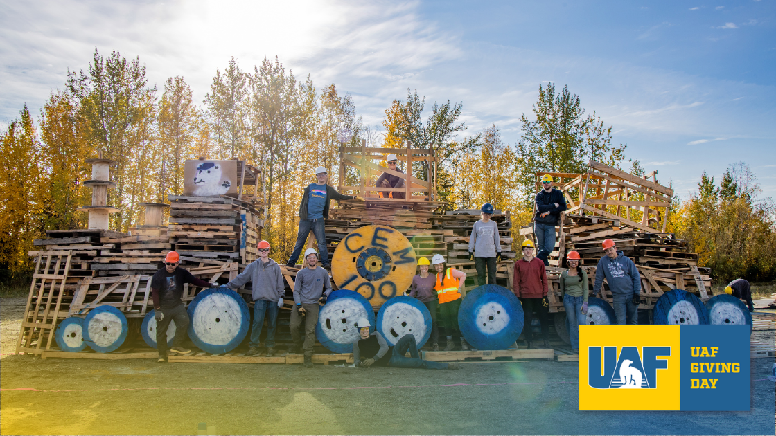 UAF CEM students at a project site