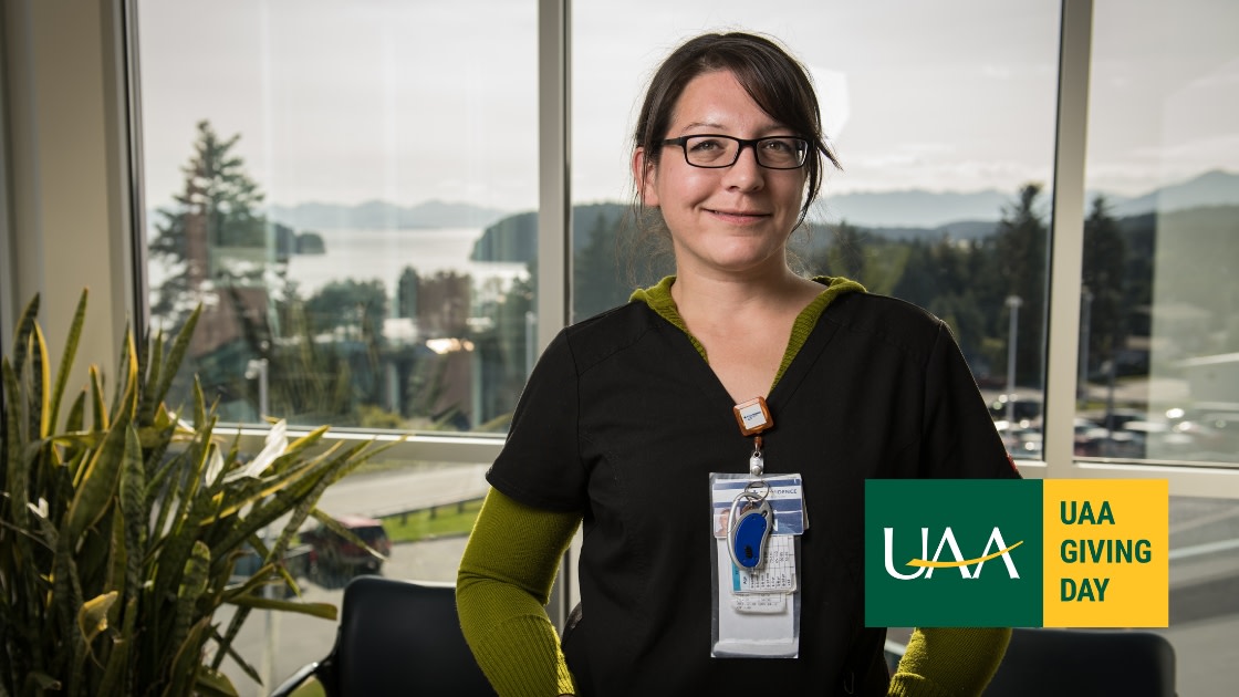 Providence Kodiak Island Medical Center nurse Nicole Vosgien, a UAA nursing alum.