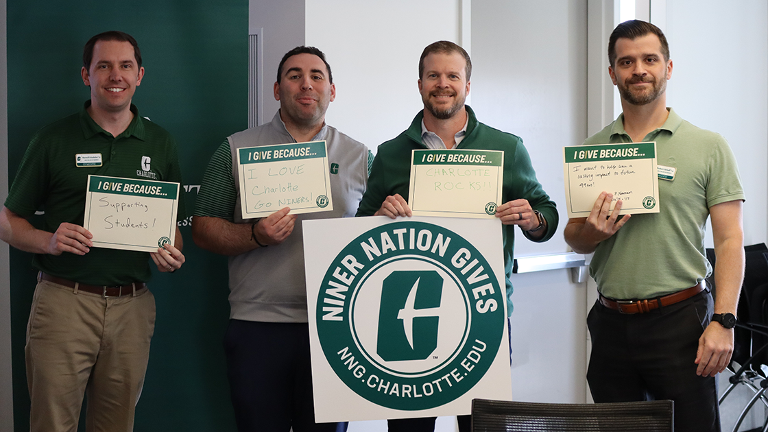 The Belk College Alumni Council explains why they support #BusinessNiners during #NinerNationGives.