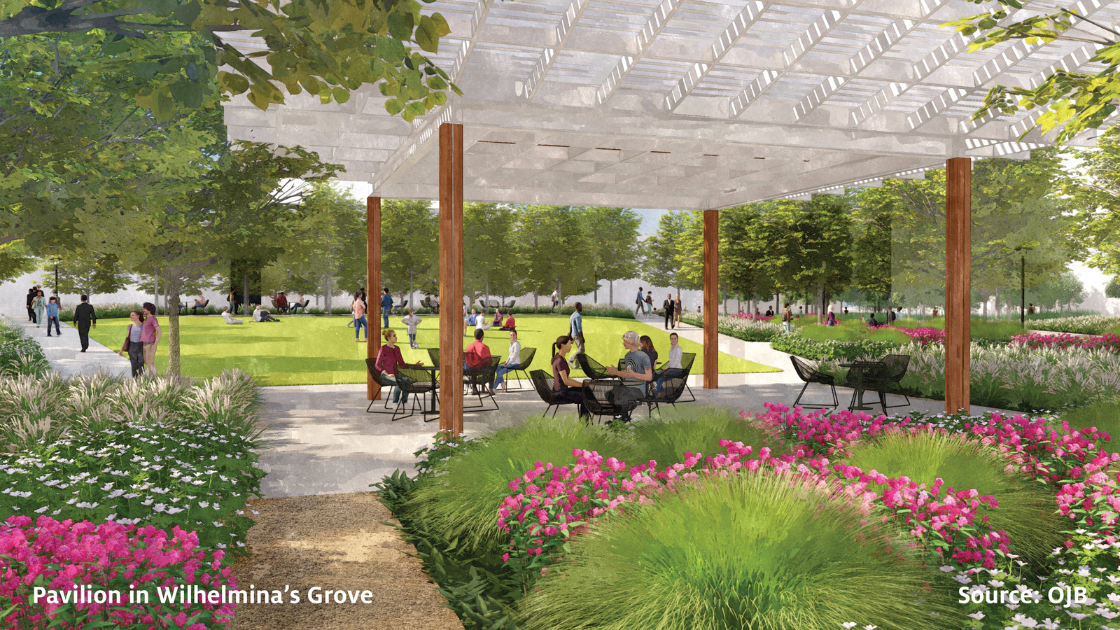 Pavilion in Wilhelmina's Grove
