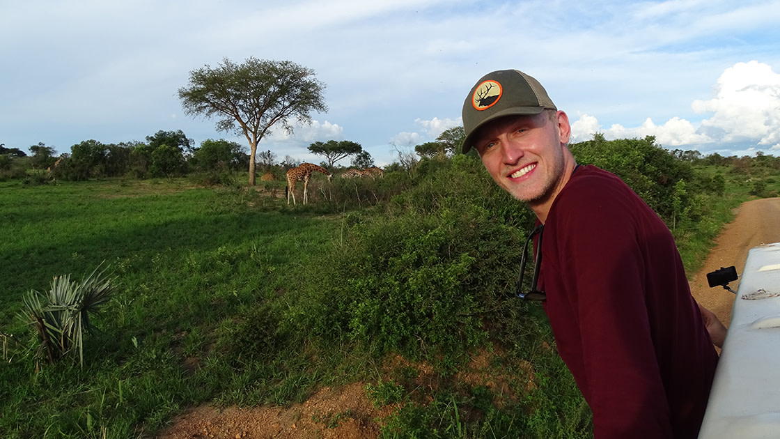 GLI student Canyon Hohenstein in Uganda