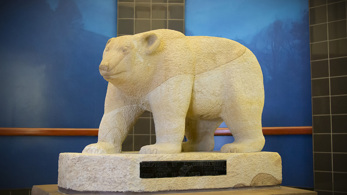 Bear statue