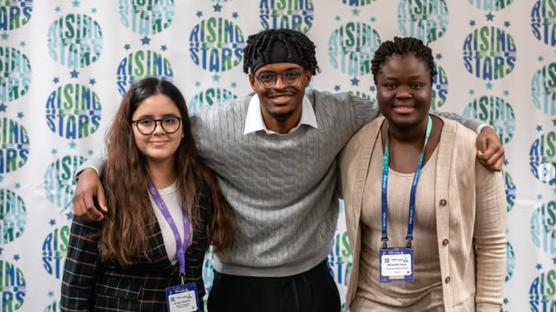 Three IEEE Members at the Rising Stars Event