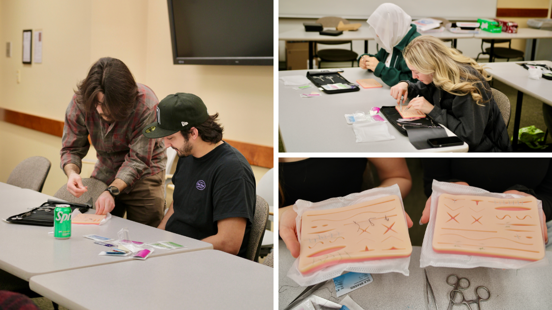 Pre-Physician Assistant Club Suture Clinic