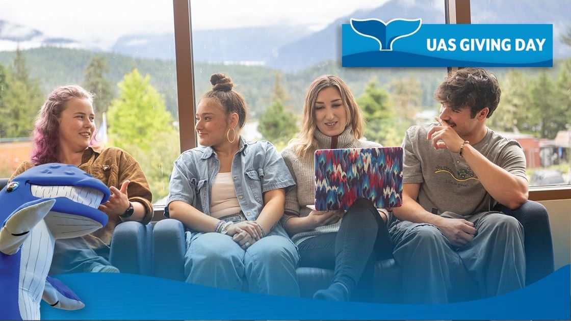 UAS Students on campus