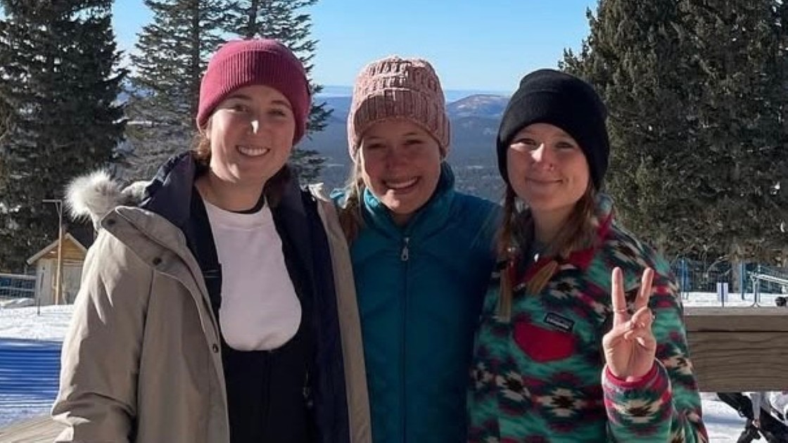 Two Best Buddies - Pine Pals club members posing.