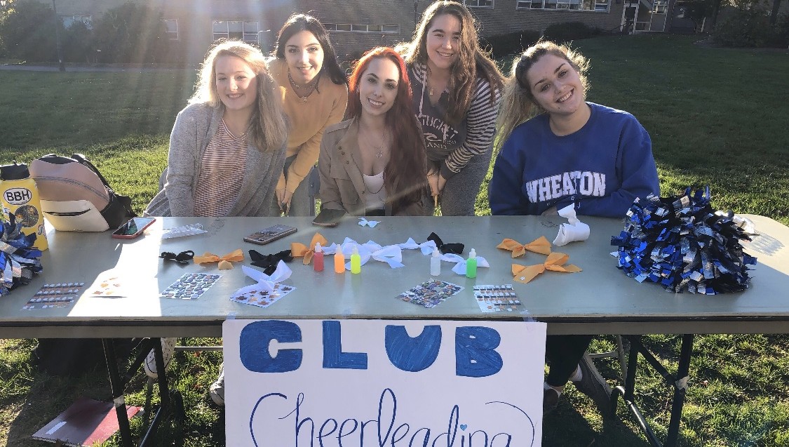 Cheerleaders at the Great Pumpkin Festival!