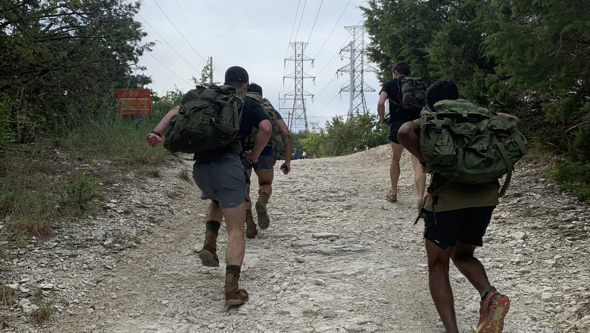 6 mile ruck with 40lbs