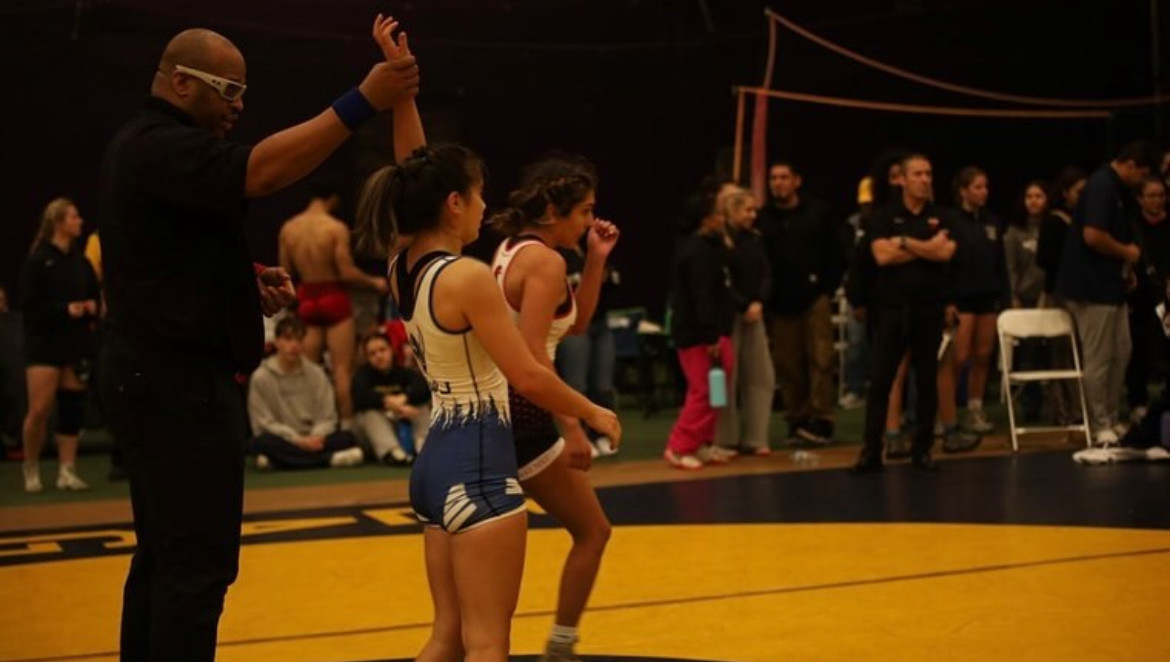Stephanie (3rd at NCWA Nationals) getting a hand raise