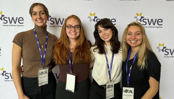2023-2024 Officers attending SWE Local Conference