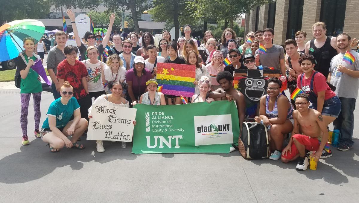UNT Pride Alliance students