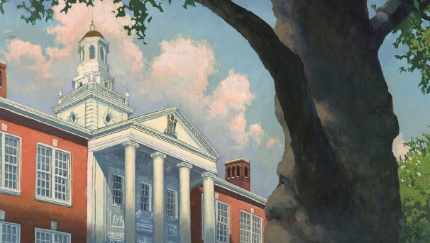 Painting of Bunce Hall