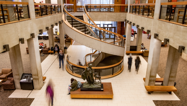 Bracken Library's 50th Anniversary Image