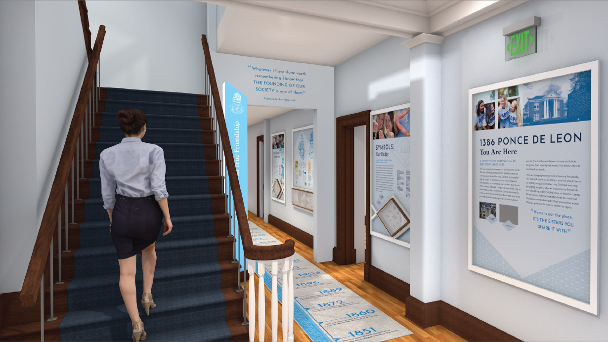 Memorial Headquarters - Renovated History Walk (Rendering)