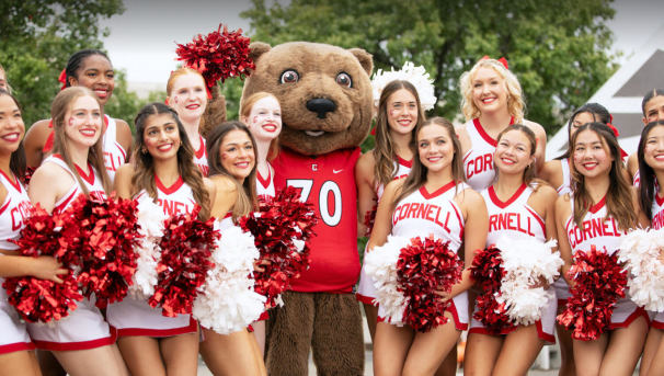 Cornell Cheer brings the Big Red Spirit!