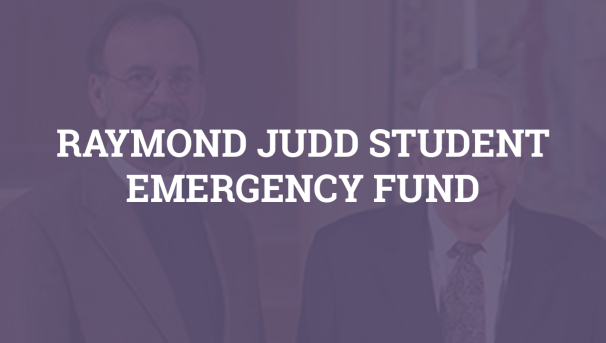 My TU Experience: Raymond Judd Student Emergency Fund Image