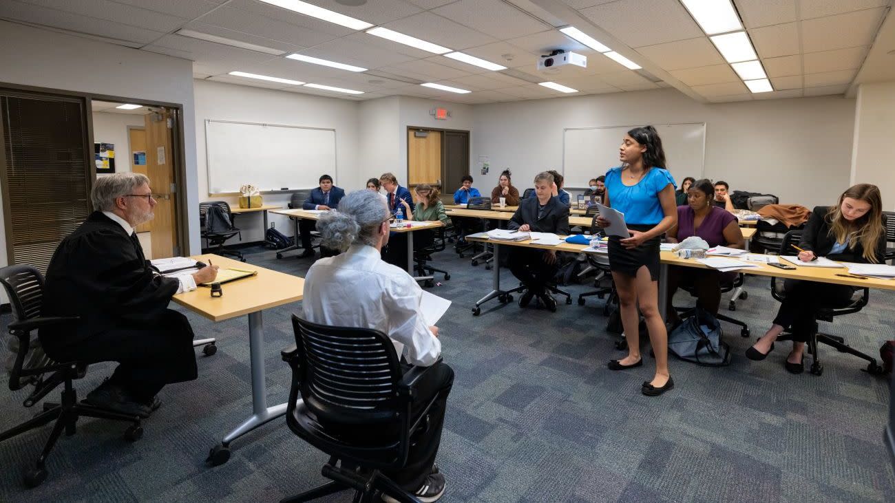 NAU mock trial class in session