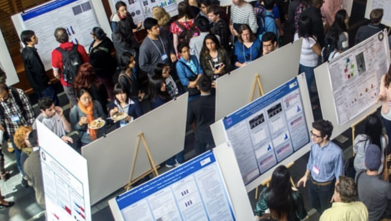 Display of research projects at the 13th California Cognitive Science Conference in 2022