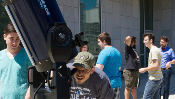 University of Memphis Sidewalk Astronomy Image