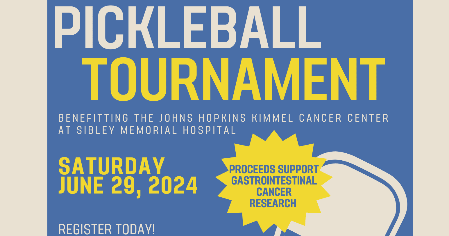 Johns Hopkins Medicine GI Cancer Pickleball Tournament
