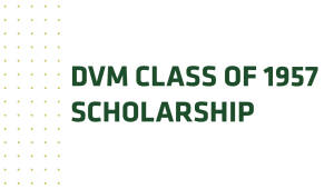 D.V.M. Class of 1957 Scholarship