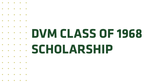 D.V.M. Class of 1968 Scholarship Image