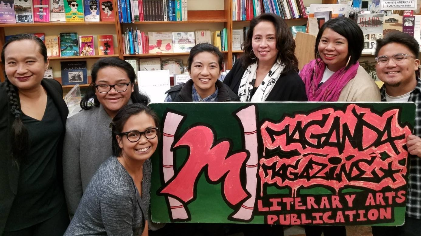 Past submitters Barbara Jane Reyes, Janice Sapigao, and Veronica Montes