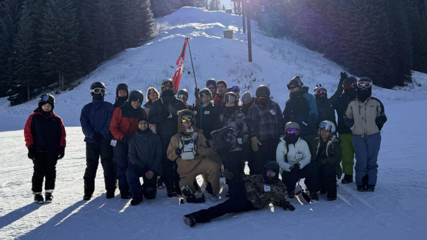 Winter Sports Club on a sunny mountain day