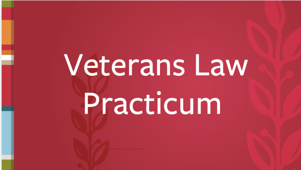 Veterans Law Practicum Image