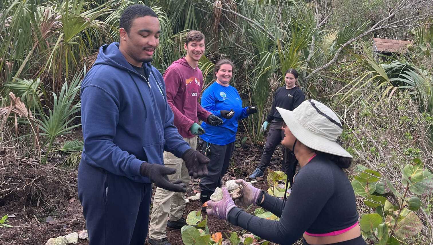 Buck-I-SERV participants serving in Puerto Rico.