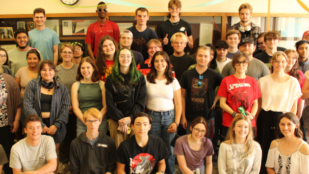 Members of the Physics and Astronomy Club at our first meeting, Fall 2024