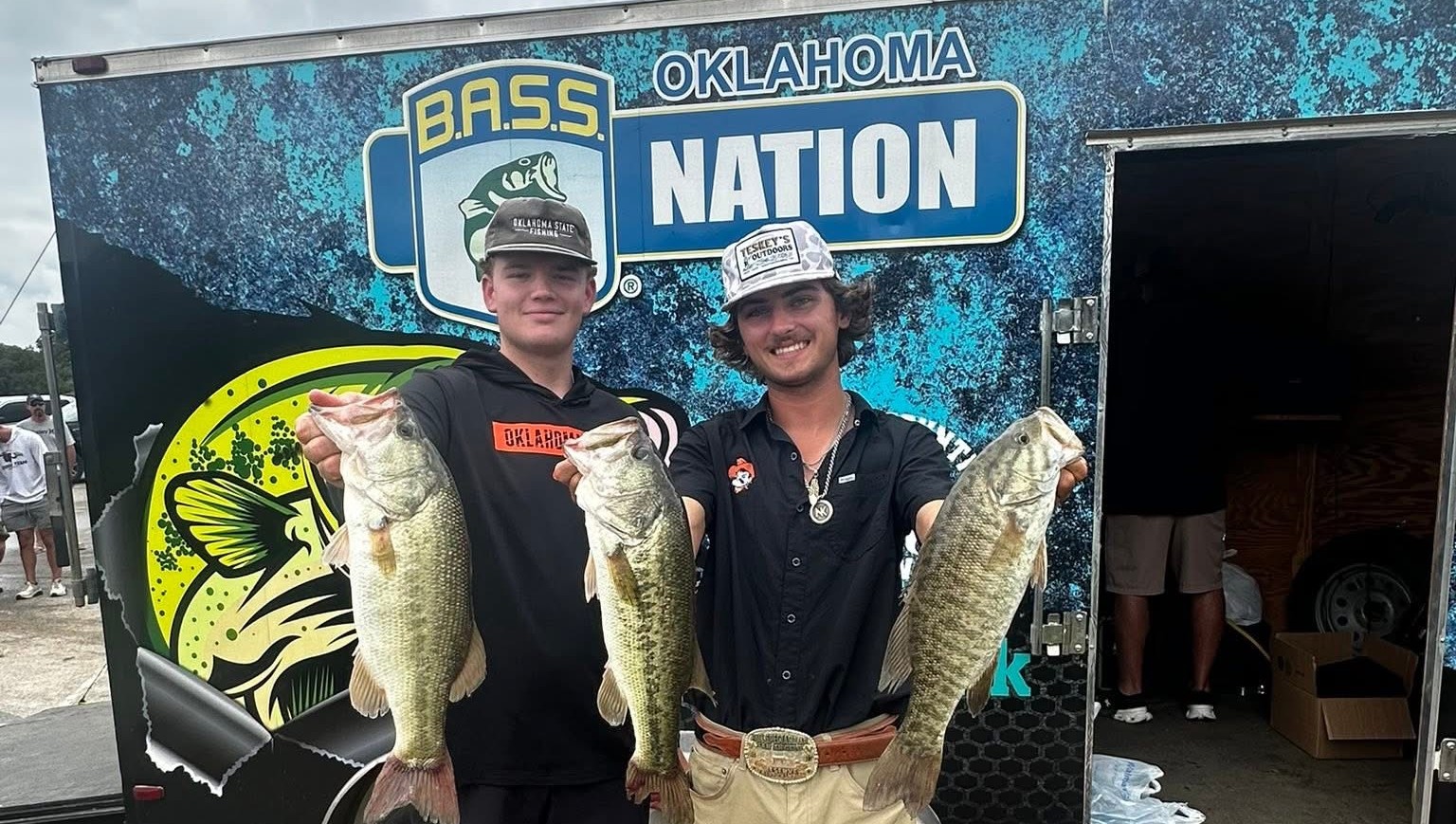 John Davis and Nevan Osburn placed 5th at Lake of the Arbuckle's  in August!