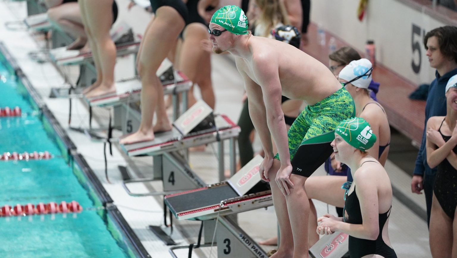 Vice President, Thomas Ulrich, in the 4x50 freestyle relay