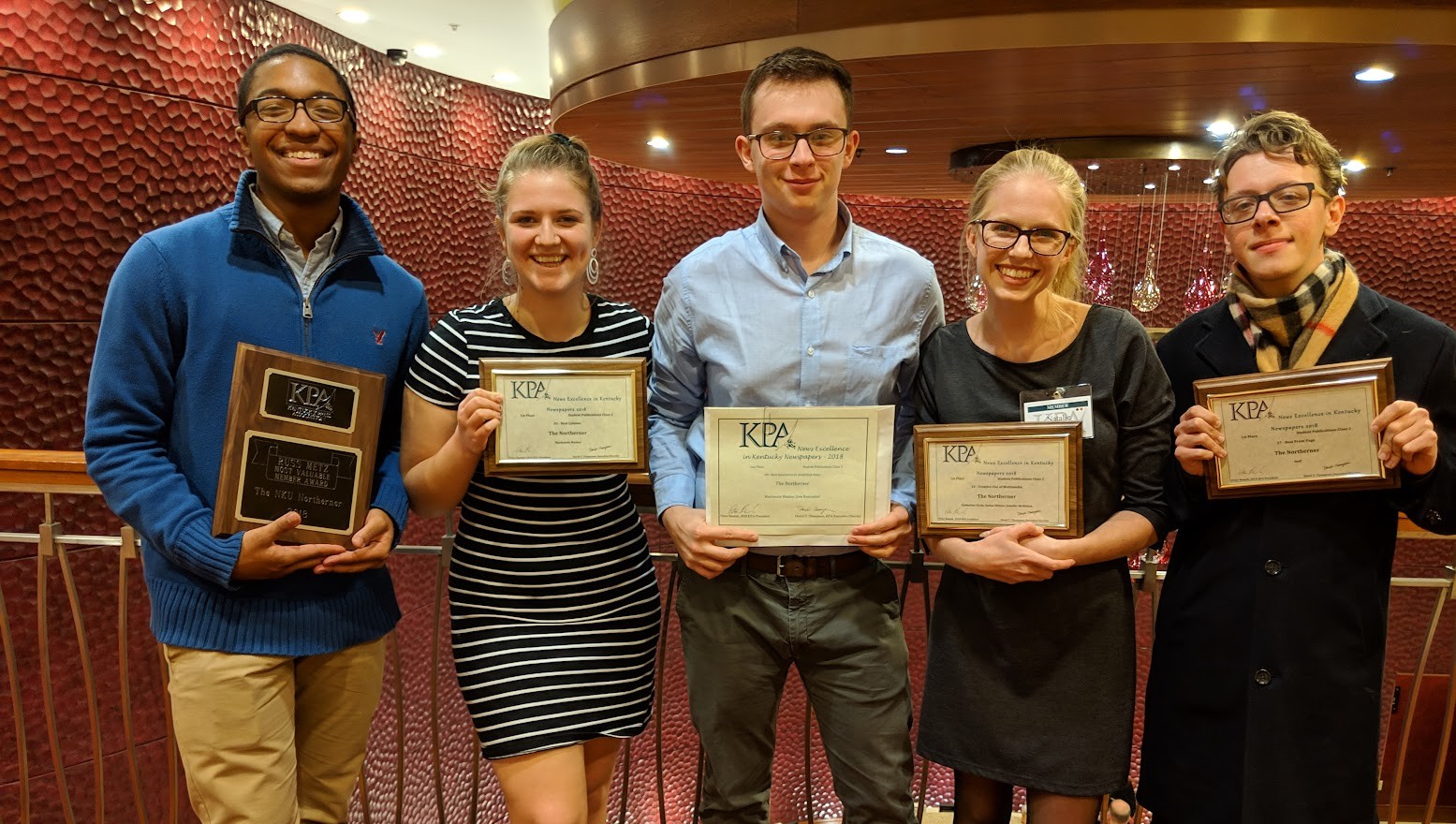 Northerner Staffers with KPA Awards