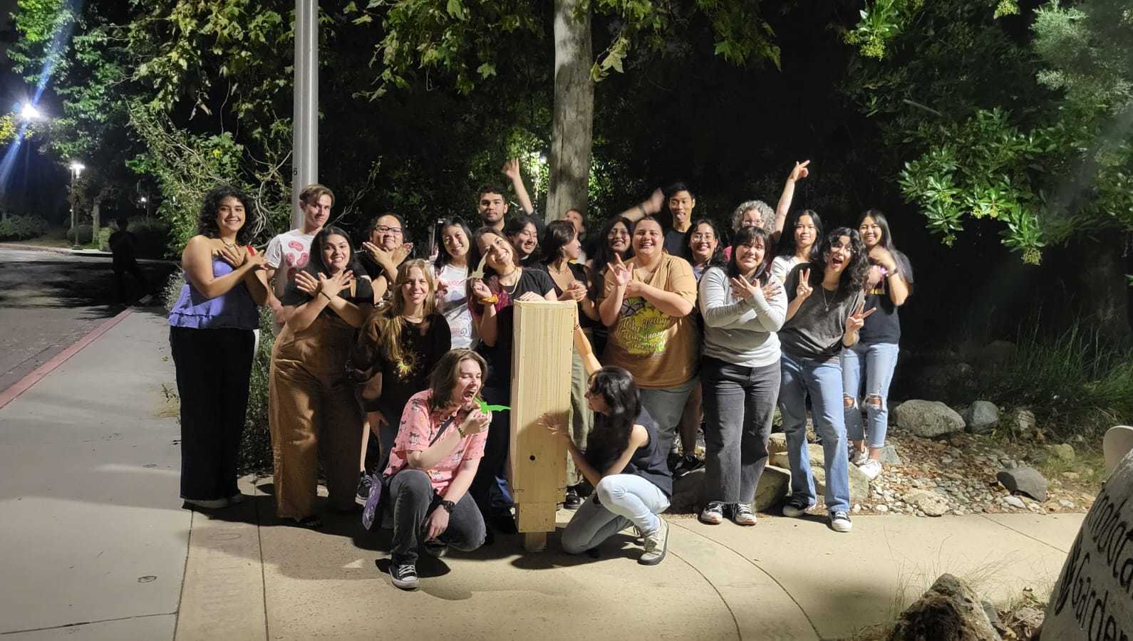 The fantastic Cal Poly Pomona Fall Bat Night 2023 team of students and instructors!