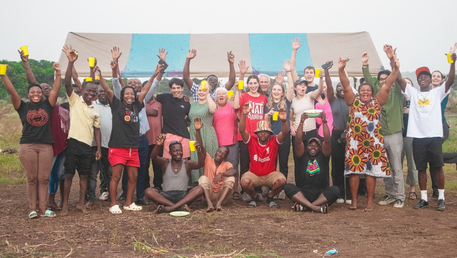 Group of people standing together for a photo