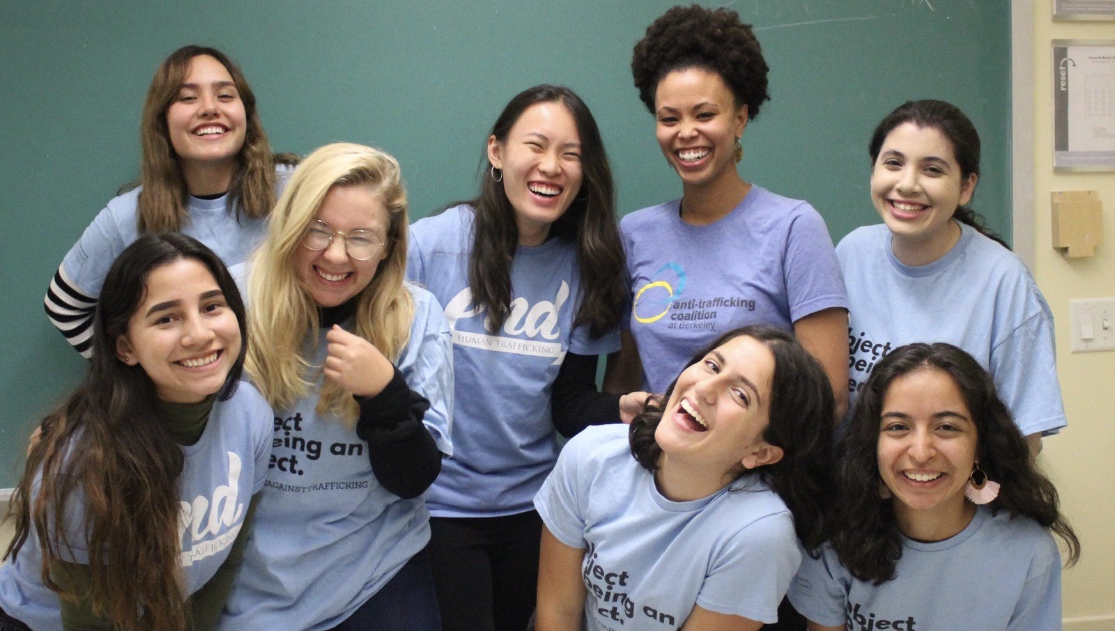 A few members from out Anti-Trafficking Coalition at Berkeley team!