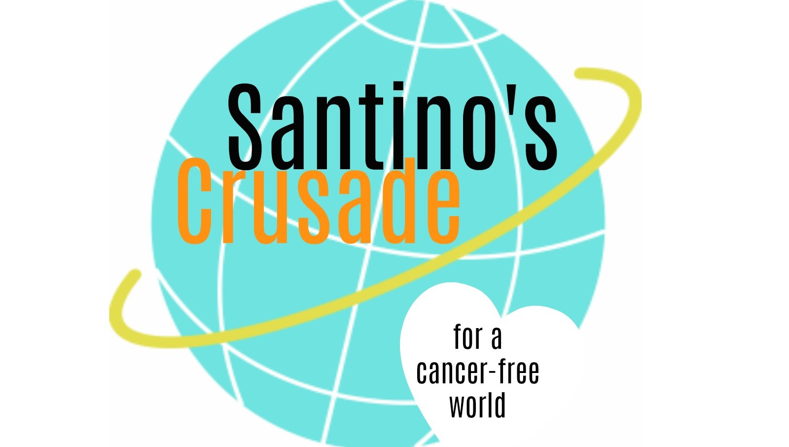 Santino's Crusade for a Cancer-free World Logo against a white background