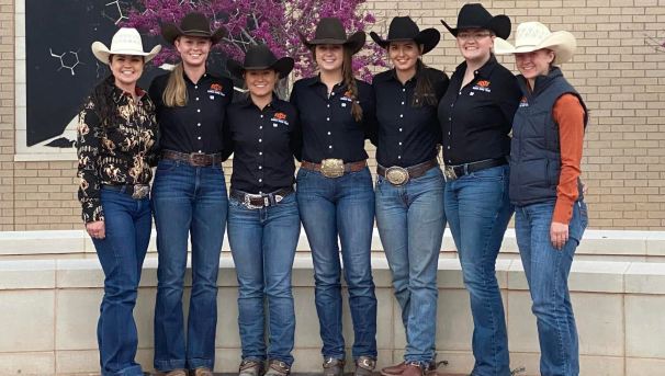 2022 OSU Ranch Horse Team at the NIRSHA Show in Amarillo, TX