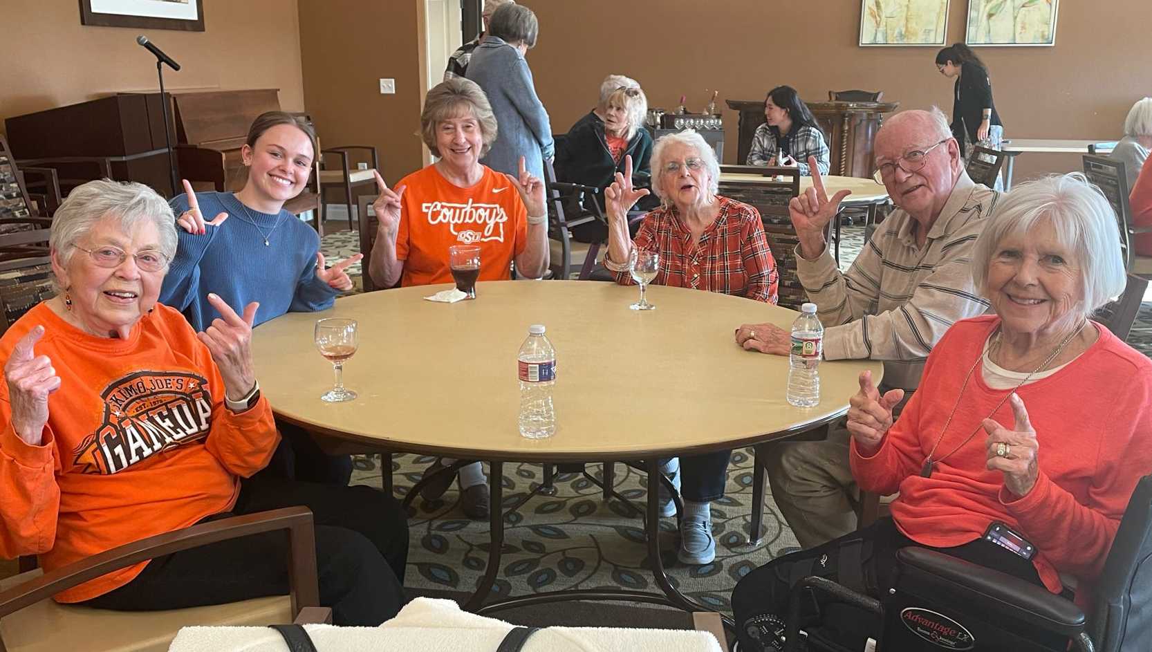 OSU Trivia with Residents of Legacy Village Retirement Home