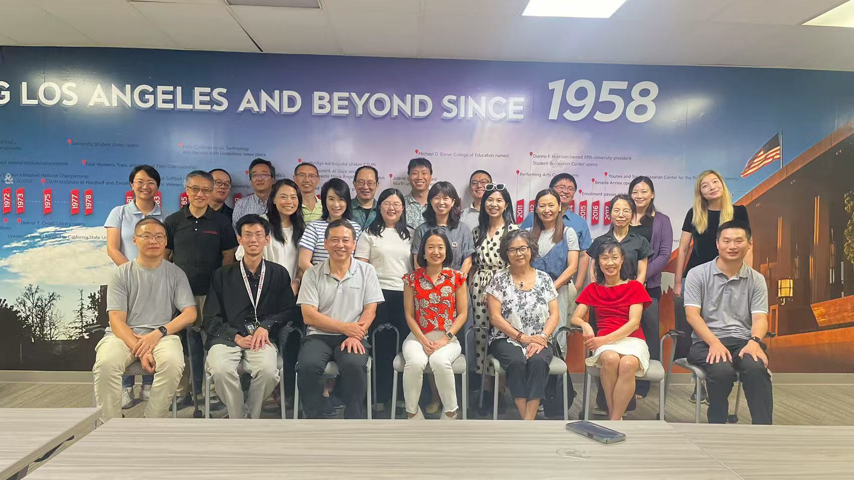 People posing for a photo