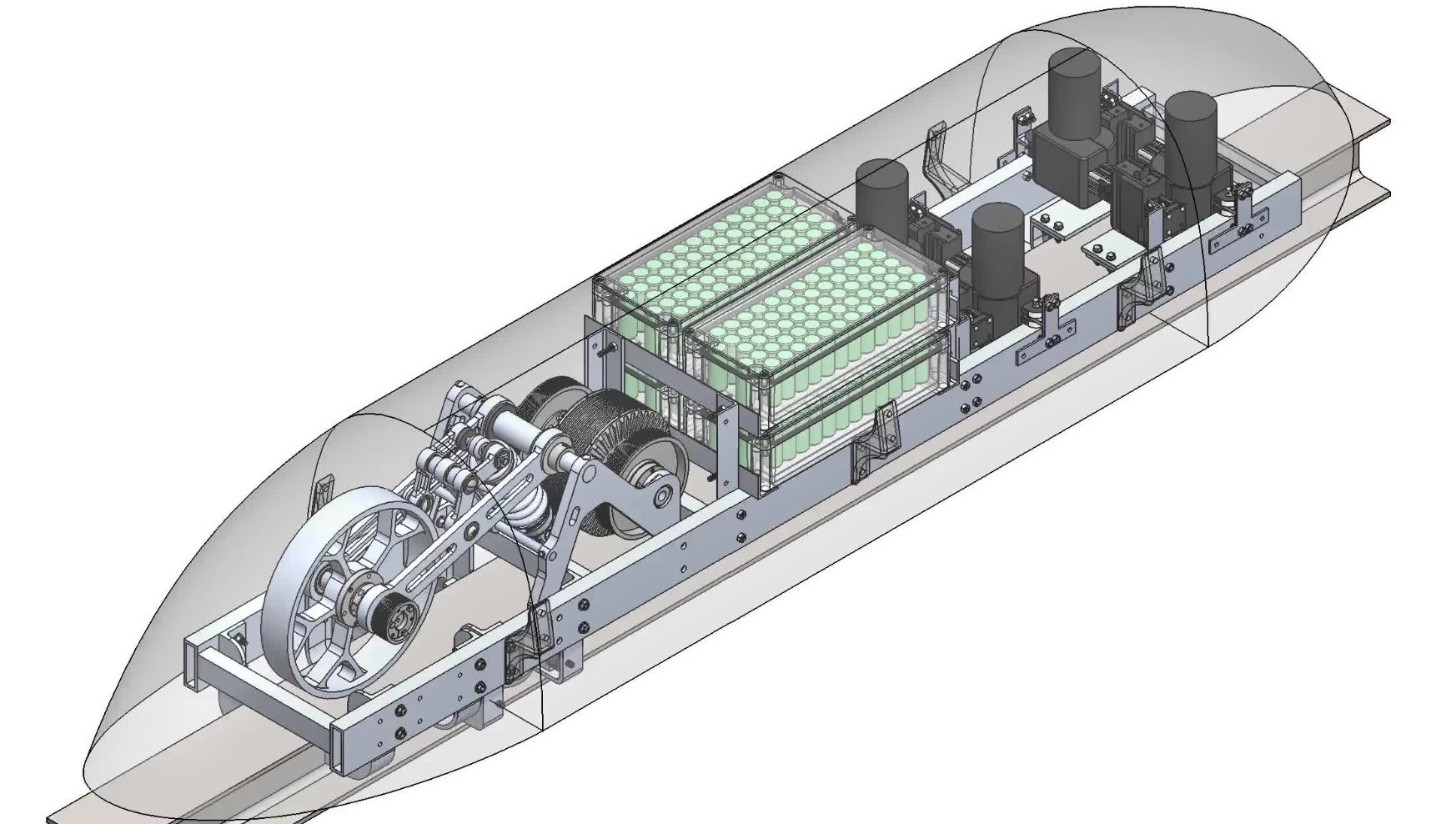 Concept CAD for our pod.