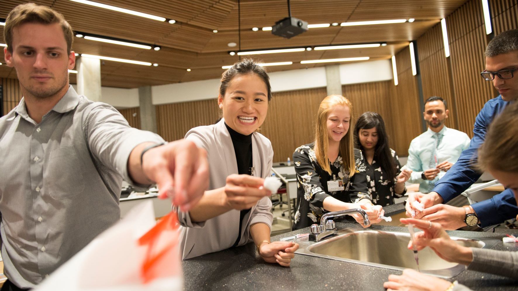 Everett medical students in the classroom