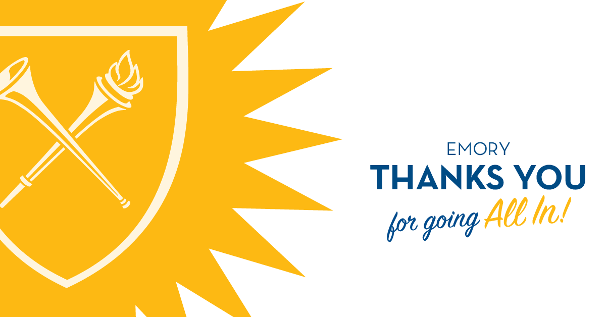 Image for Update: Thank you for being ALL IN for Emory