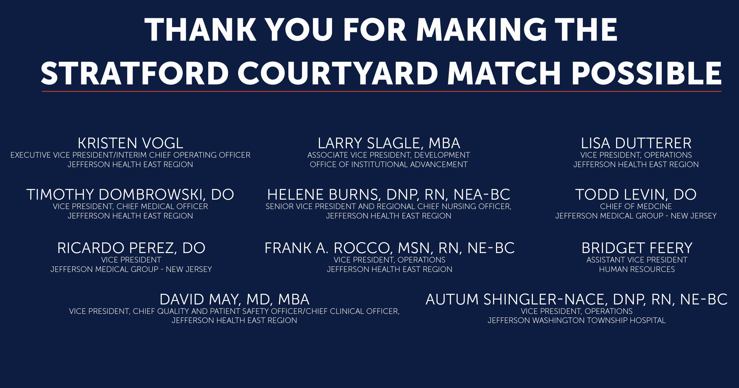 Image for Update: Our sincerest thanks.