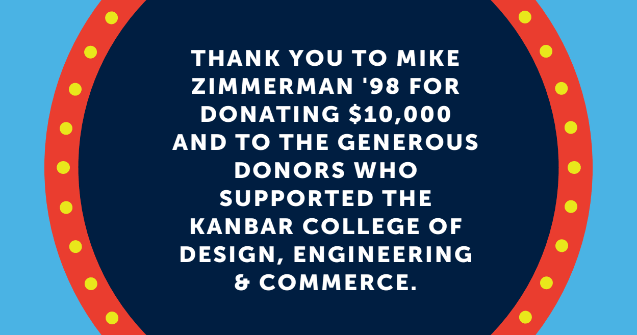 Image for Update: Thank you Mike Zimmerman, '98!