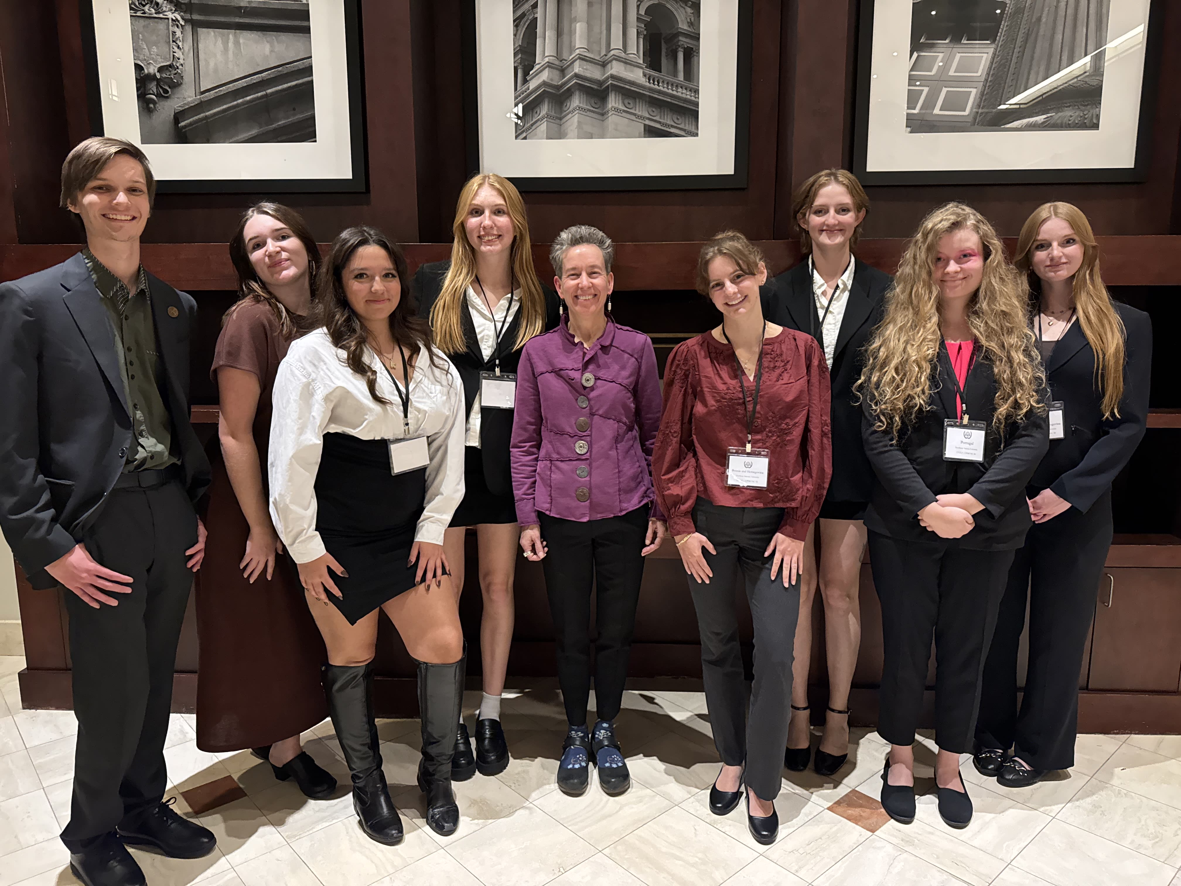 Delegates at UPMUNC in Philadelphia, Pennsylvania